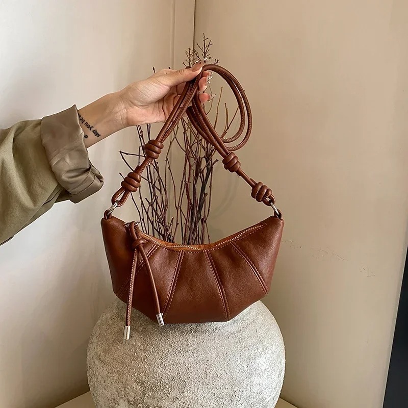 Women Bags Branded Sale - PU Zipper Designer Luxury Dumpling Bags
