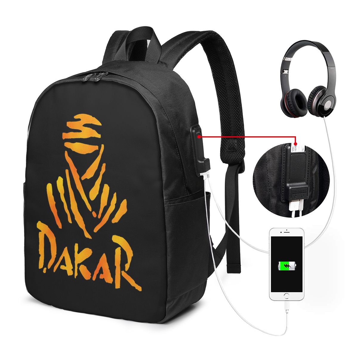 Women Bags For Travel - Dakar Rally Motorcycle Backpack Travel Notebook