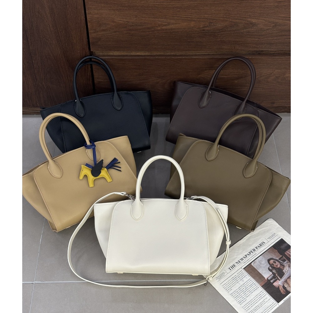 Women Bags Logo - New High-end Portable Tote Bag Leather