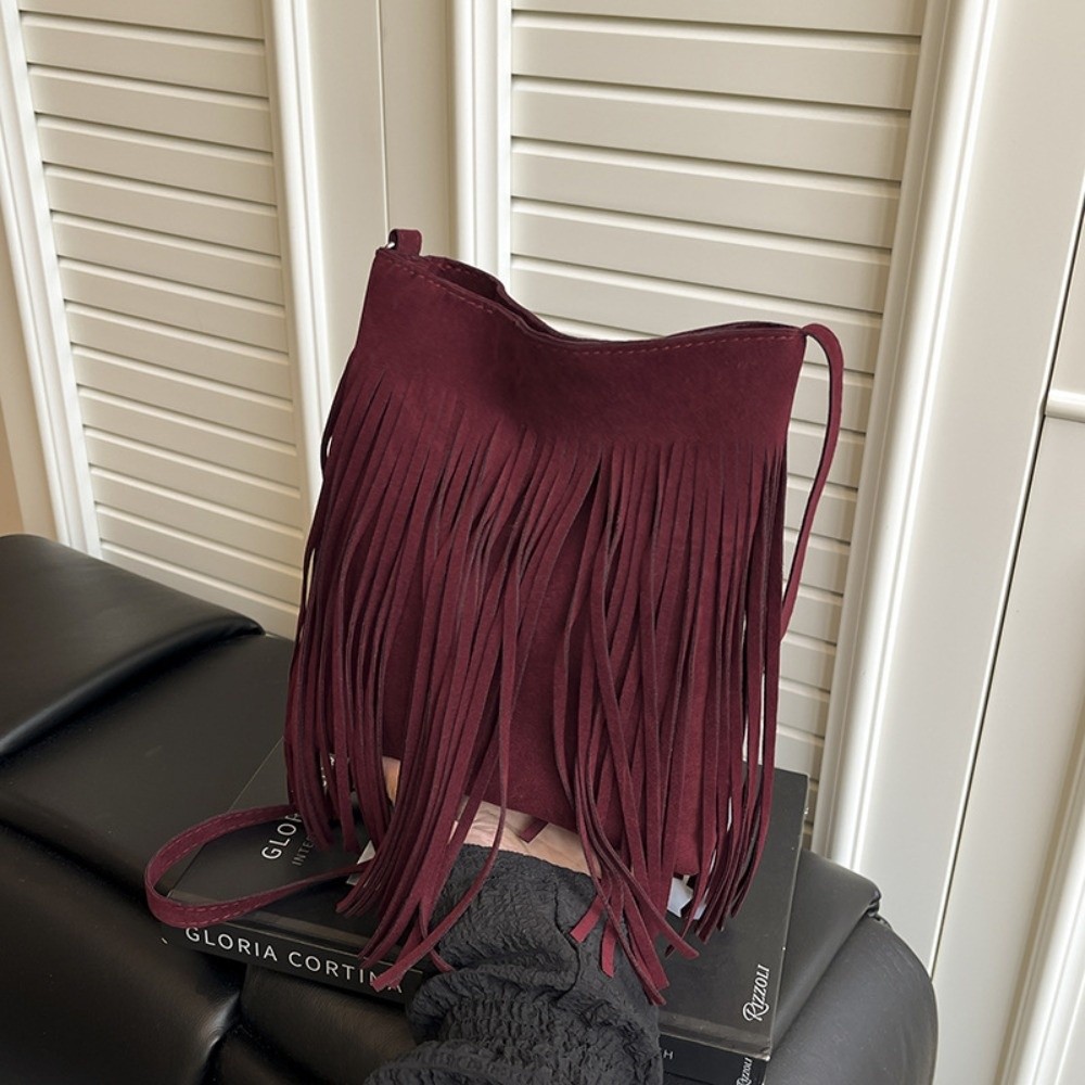 Women'S Evening Bags - Retro Tassel Saddle Bag Vintage Style