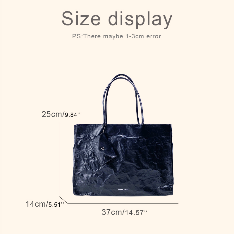 Korean Casual Kraft Paper Tote - đánh giá và giá Women Bags On Sale