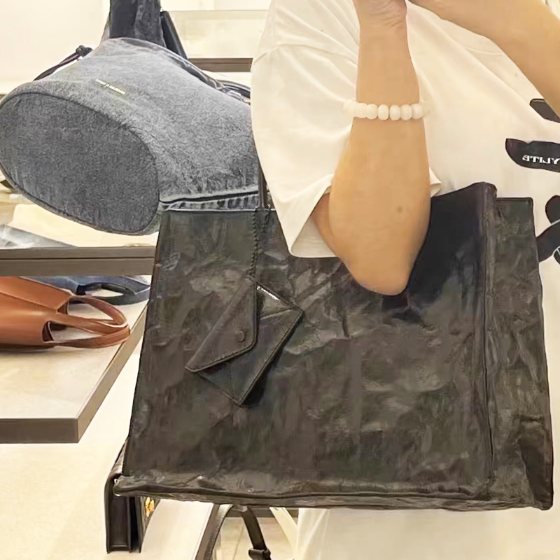 Korean Casual Kraft Paper Tote - đánh giá và giá Women Bags On Sale