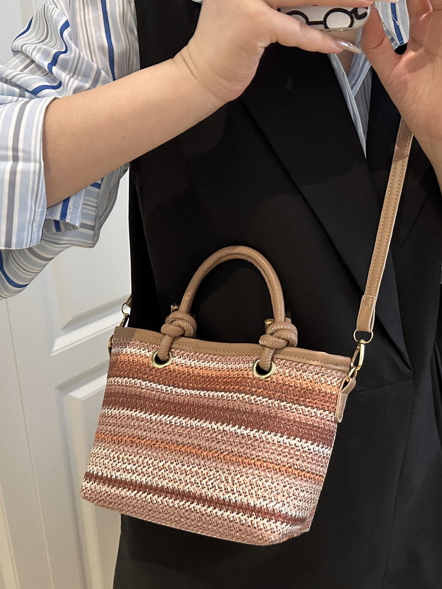 Handheld woven bag for women,  - đánh giá và giá Women Handheld Bags