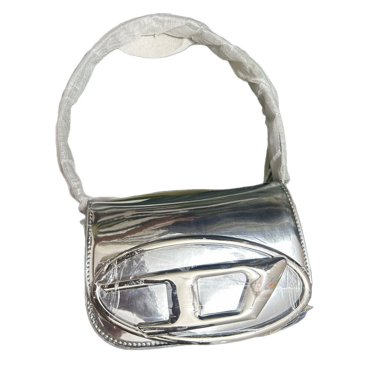 Pure White Smooth Leather Mini - đánh giá và giá Women Bags Logo