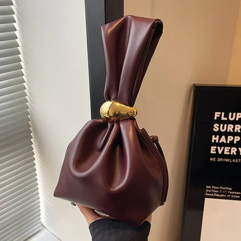 Solid color PU Leather Clutch  - đánh giá và giá Women'S Evening Bags
