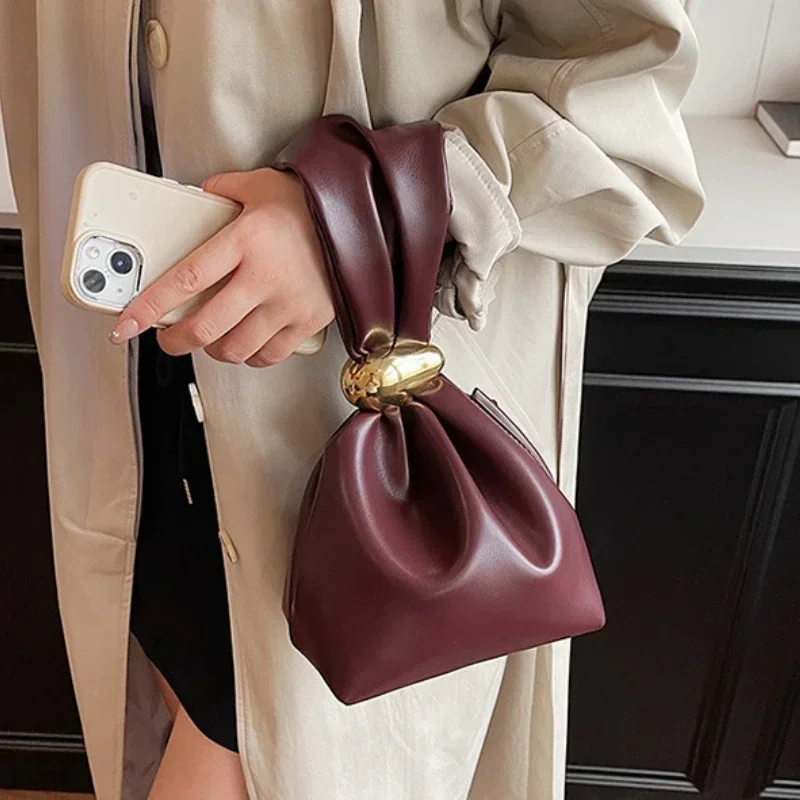 Solid color PU Leather Clutch  - đánh giá và giá Women'S Evening Bags