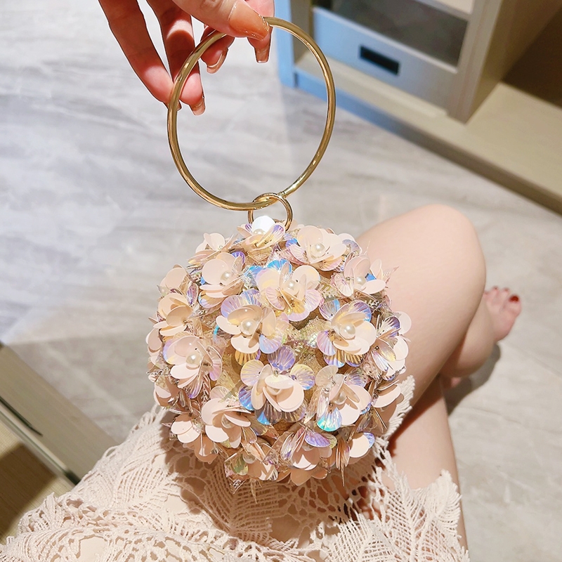 Mini Sequin Flower Evening Bag - đánh giá và giá Women'S Evening Bags