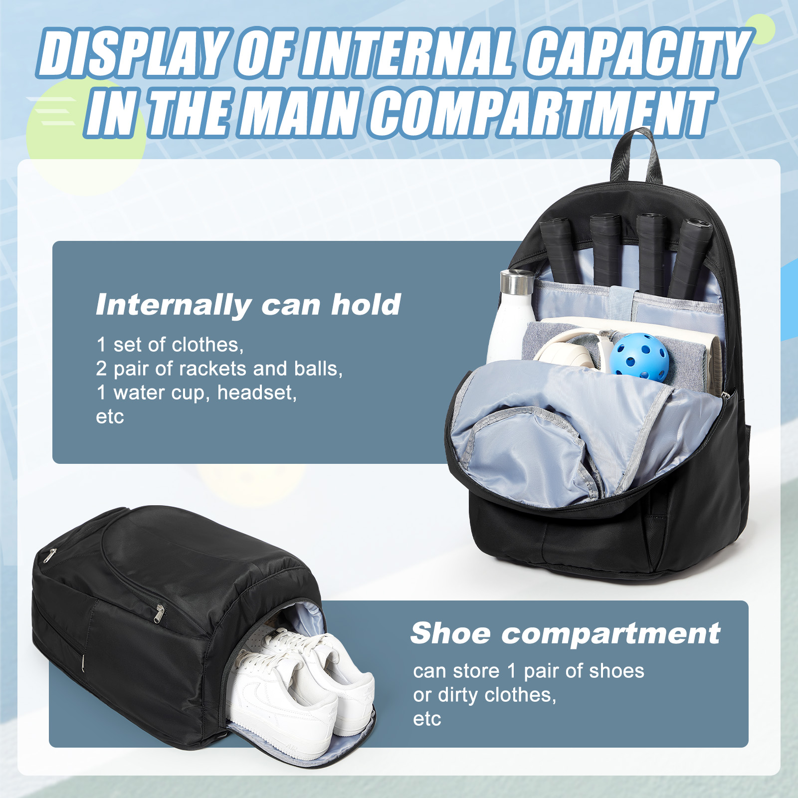 Tennis Bag Tennis Backpack 2 R - đánh giá và giá Women Bags And Shoes