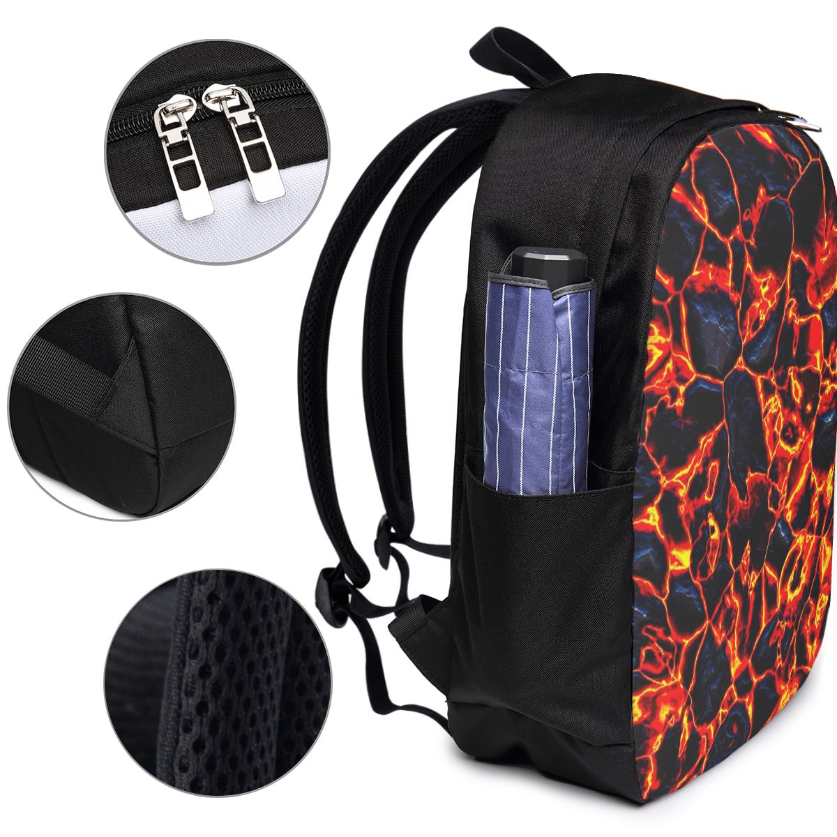 Magma Volcano Lava Fire Backpa - đánh giá và giá Women Bags For Travel