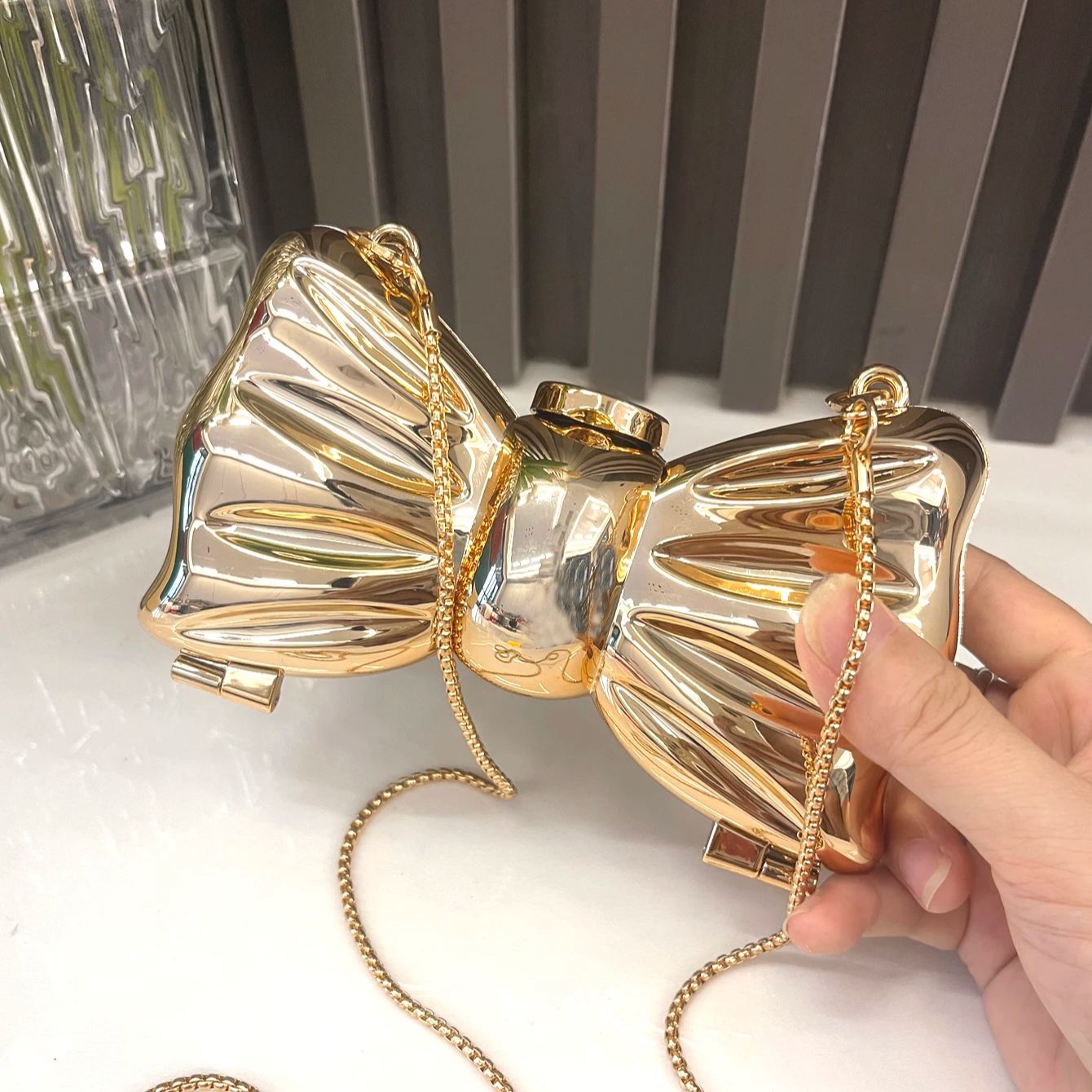 Golden Evening bag  Purses and - đánh giá và giá Clutch Bag Evening