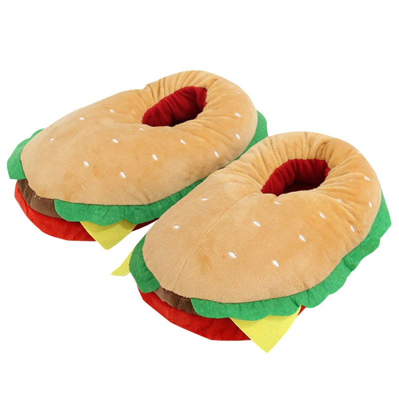 New Cartoon Hamburger Plush Sl - đánh giá và giá Women Bags And Shoes