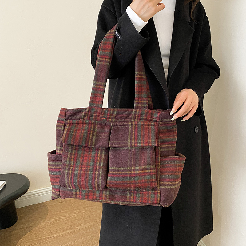 Lamb Fleece tote bags for wome - đánh giá và giá Women Handheld Bags