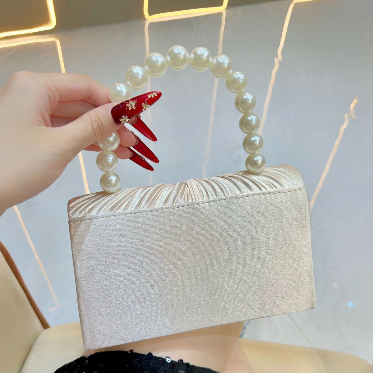 Women's Luxury Sweet Pleated E - đánh giá và giá Women'S Evening Bags