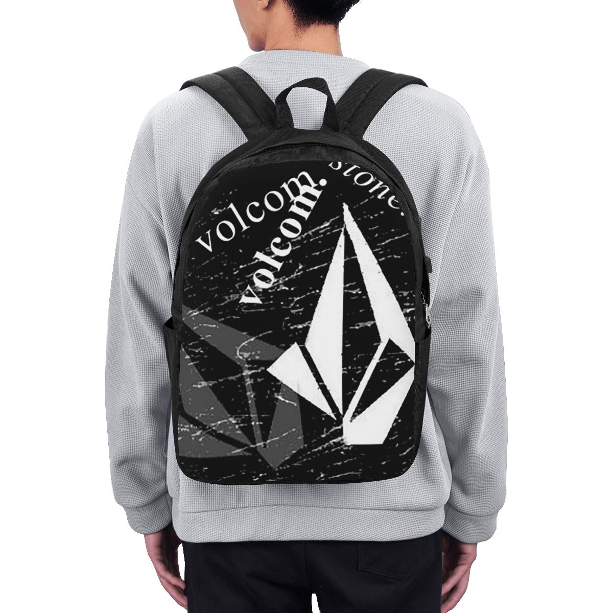 V-Volcom Logo Backpack Travel  - đánh giá và giá Women Bags Logo