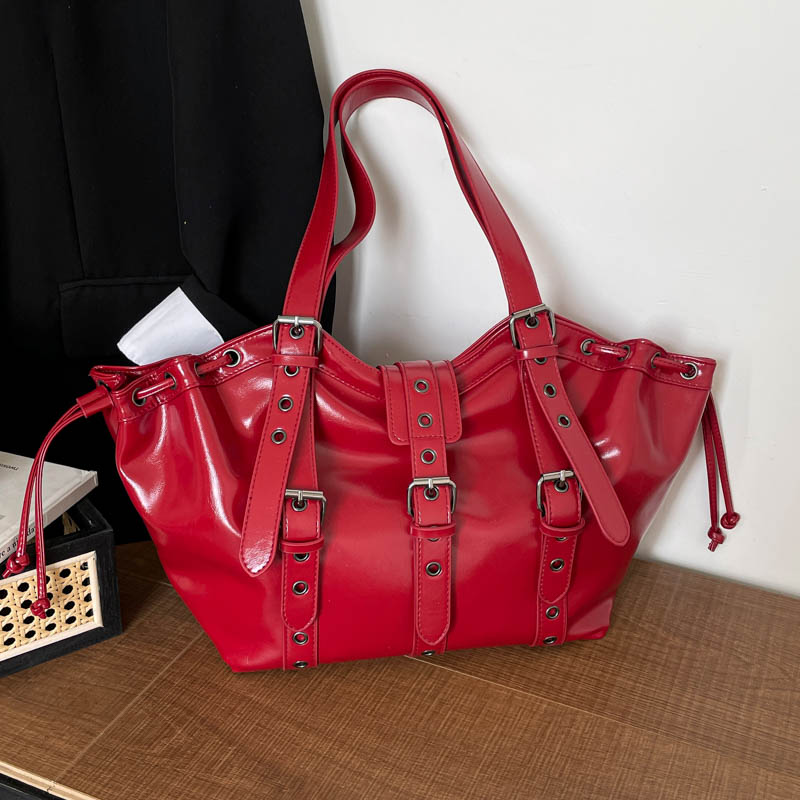 Y2K Gothic Rivet Adjustable St - đánh giá và giá Women Bags On Sale