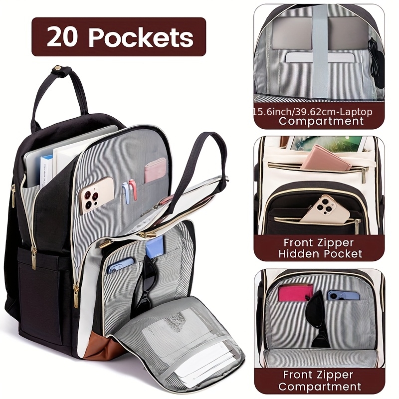 Ba lô laptop hai màu dành cho  - đánh giá và giá Women Bags For Travel