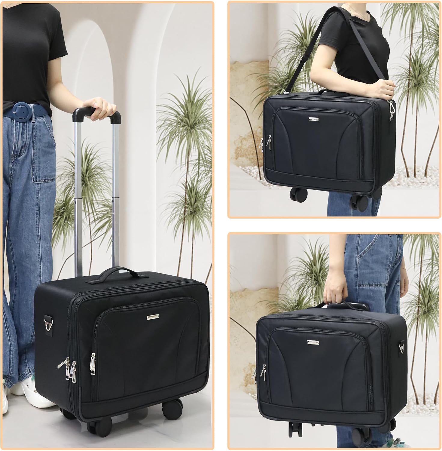 Extra Large Rolling Makeup Tra - đánh giá và giá Women Bags For Travel