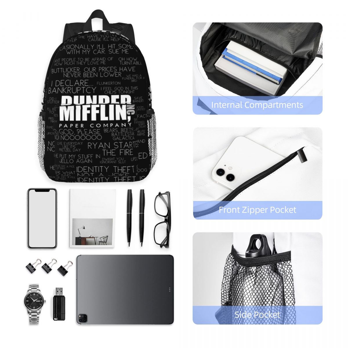 The Office Quotes Dunder Miffl - đánh giá và giá Women Bags Company