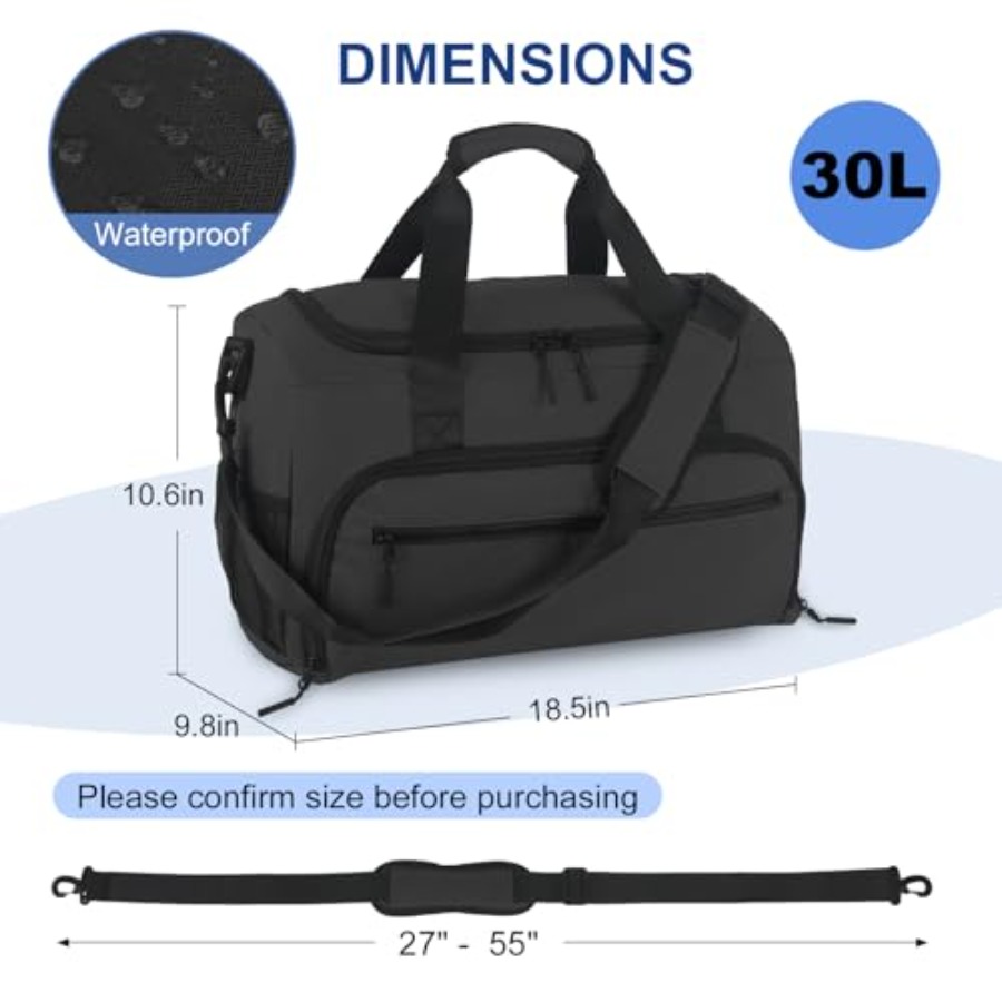 Gym Bag for Men Women, Sports  - đánh giá và giá Women Bags And Shoes