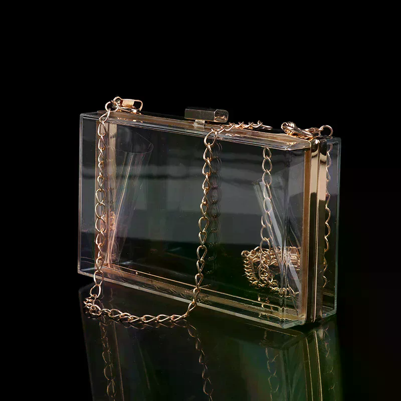 Transparent Acrylic Box Clutch - đánh giá và giá Women'S Evening Bags
