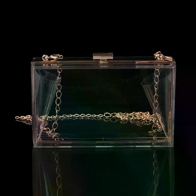 Transparent Acrylic Box Clutch - đánh giá và giá Women'S Evening Bags