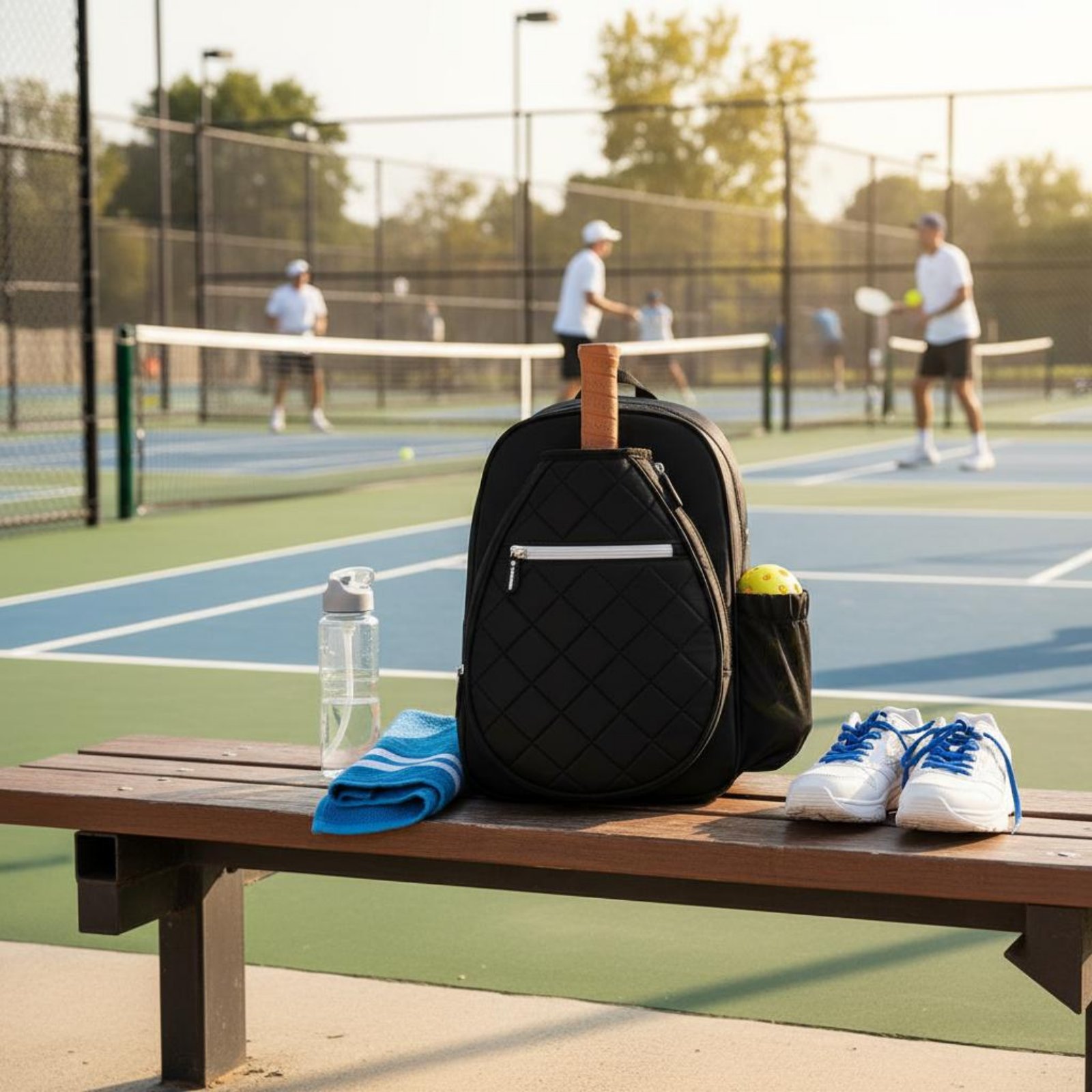 Quilted Pickleball Backpack Li - đánh giá và giá Women Bags And Shoes