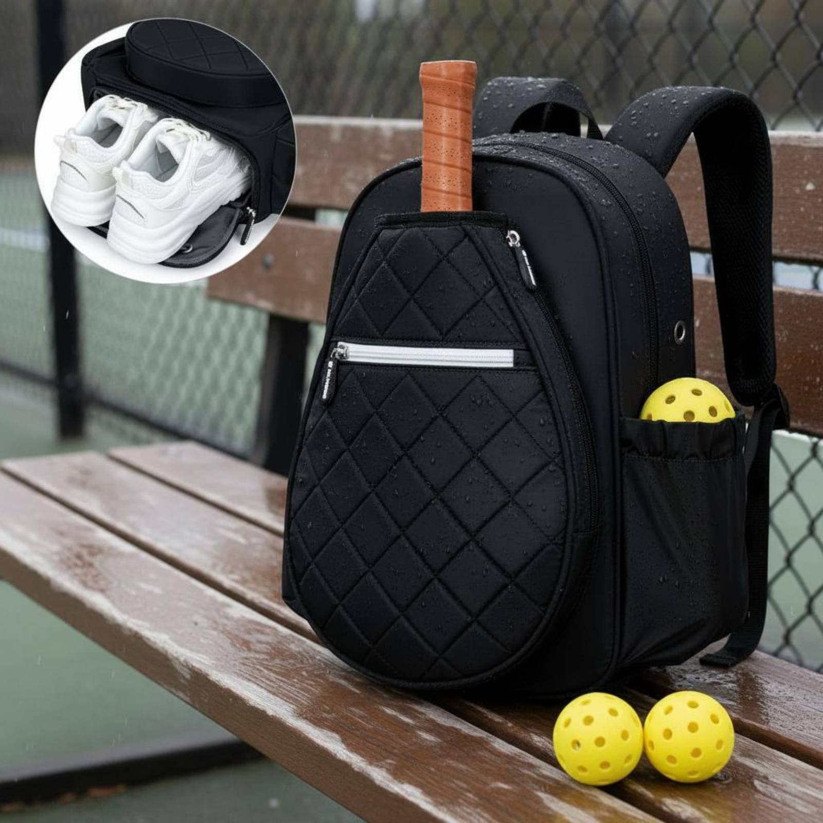 Quilted Pickleball Backpack Li - đánh giá và giá Women Bags And Shoes