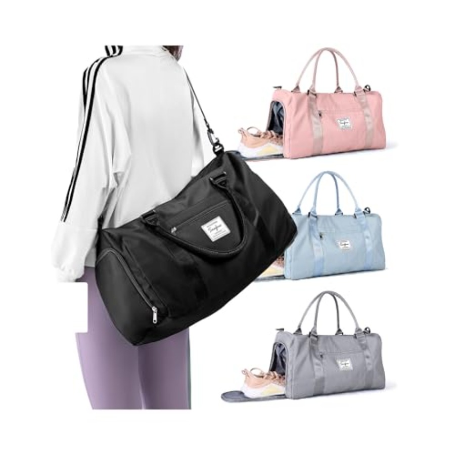 Small Black Sports Gym Duffel  - đánh giá và giá Women Bags And Shoes