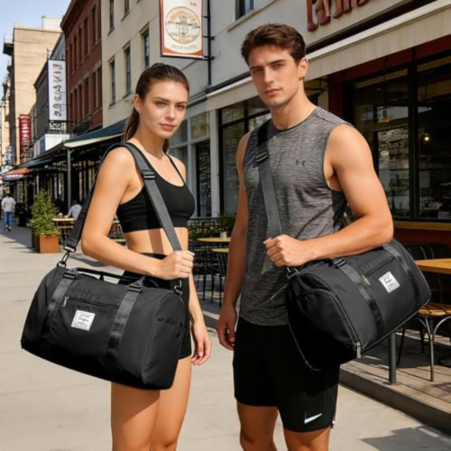 Small Black Sports Gym Duffel  - đánh giá và giá Women Bags And Shoes