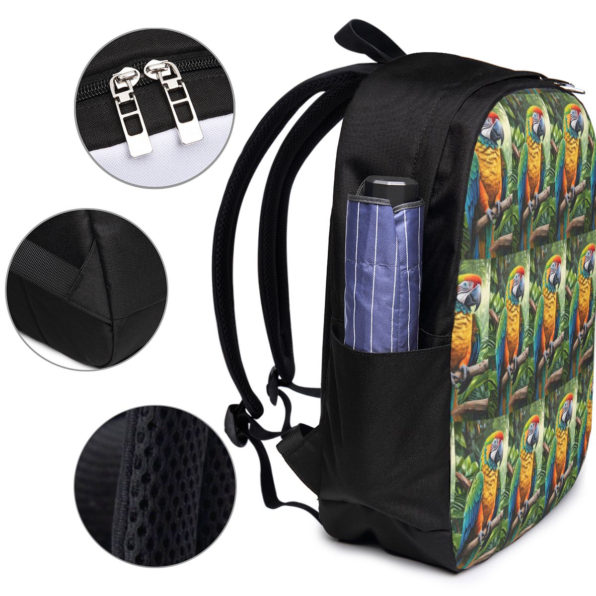 Cute Macaw Parrots Backpack Tr - đánh giá và giá Women Bags For Travel