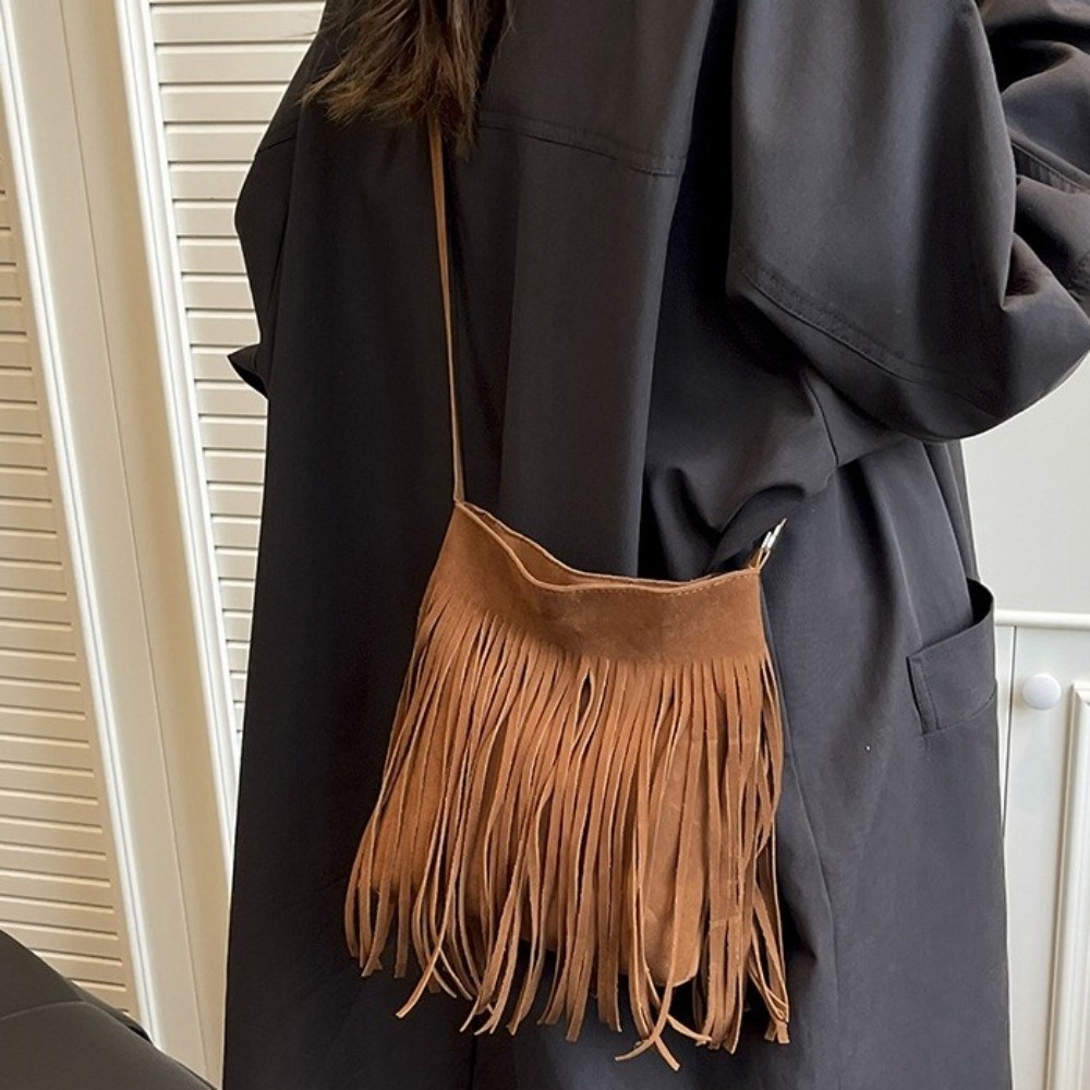 Retro Tassel Saddle Bag Vintag - đánh giá và giá Women'S Evening Bags