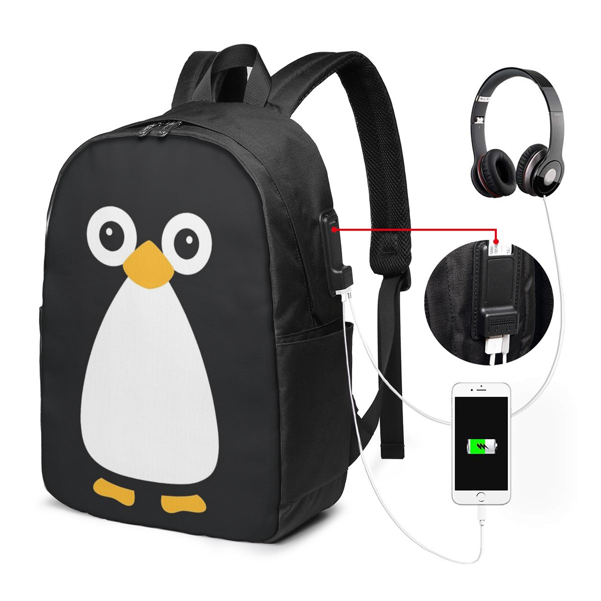 Cute Vector Penguin Backpack T - đánh giá và giá Women Bags For Travel