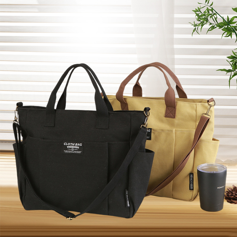 Canvas Tote Bag, Thickened Mul - đánh giá và giá Women Handheld Bags